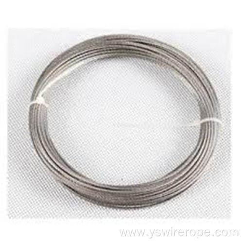 304 stainless steel wire rope 1x19 2.5mm